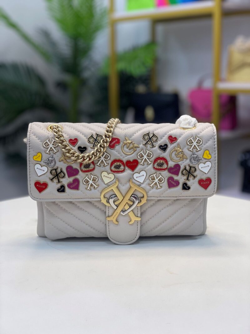 PINKO QUILTED WITH CHARMS
