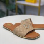 GBG BEIGE QUILTED FLATS