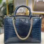 DA MILANO CROC SKIN CORPORATE BAG