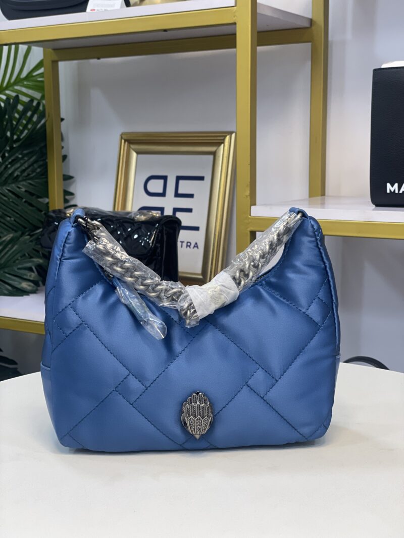KURT GEIGER BLUE RECYCLED HOBO