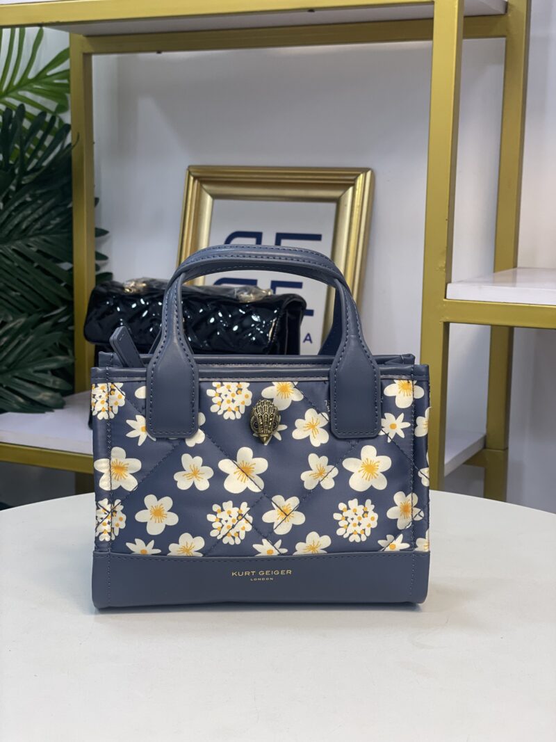 KURT GEIGER SMALL FLORAL TOTE