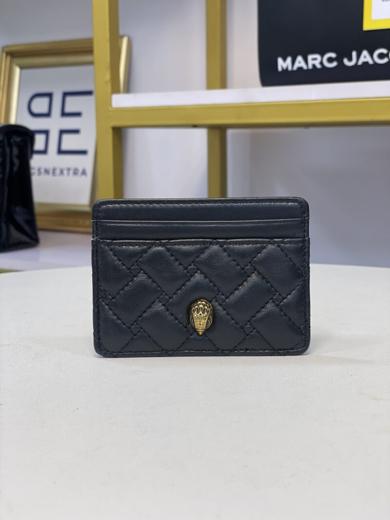 KURT GEIGER BLACK KENSINGTON CARD HOLDER