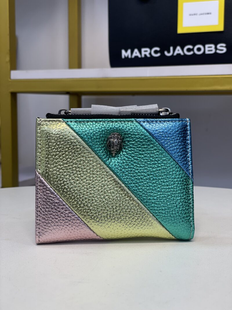 KURT GEIGER MULTICOLOURED WALLET WITH EMBLEM