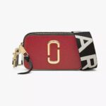 MARC JACOBS RED SNAPSHOT BAG
